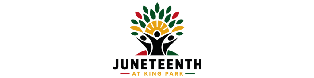 juneteenth at king park logo